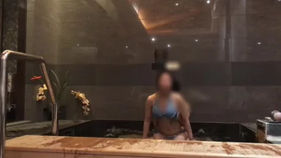 [原创] 检验健身效果温州出差浴池爆操中韩混血健身女